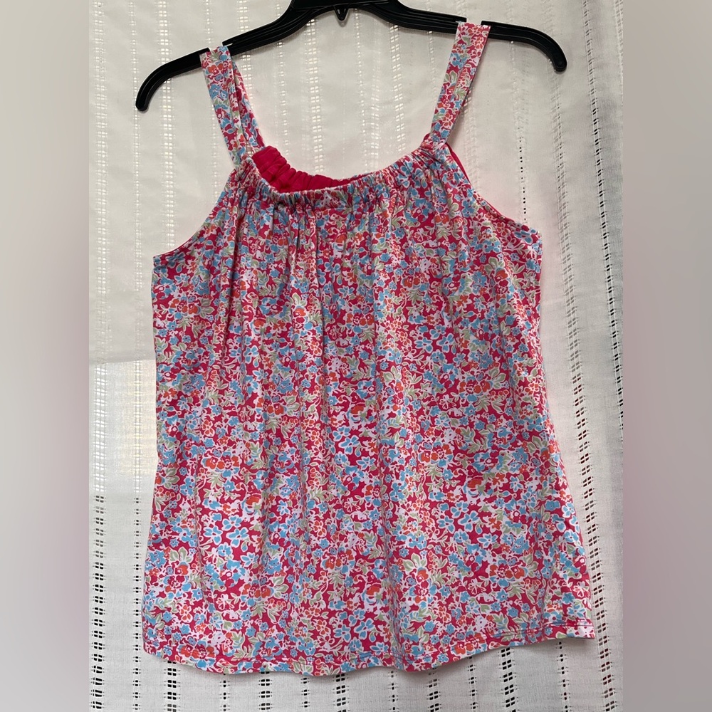 Heavenly Soft Carol Hochman Floral Pajama Top Size Small EUC